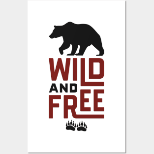 Wild and Free Posters and Art